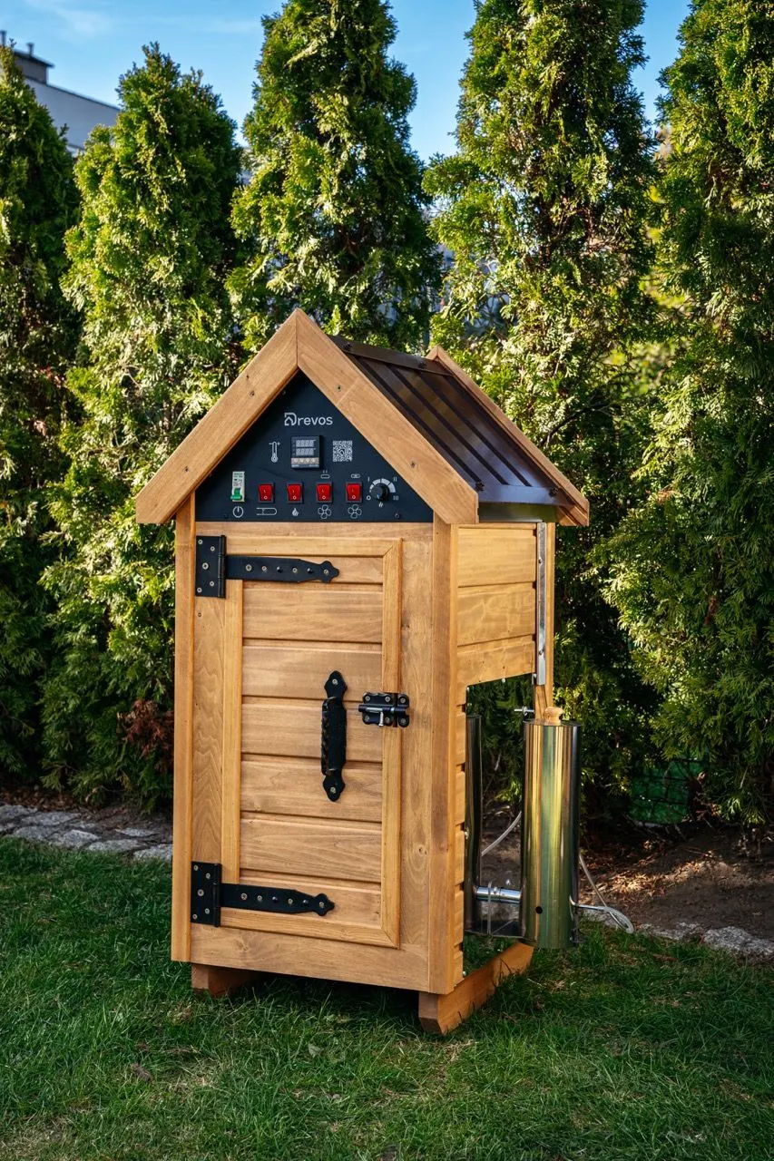 Wędzarnia DREVOS Mini - widok z przodu