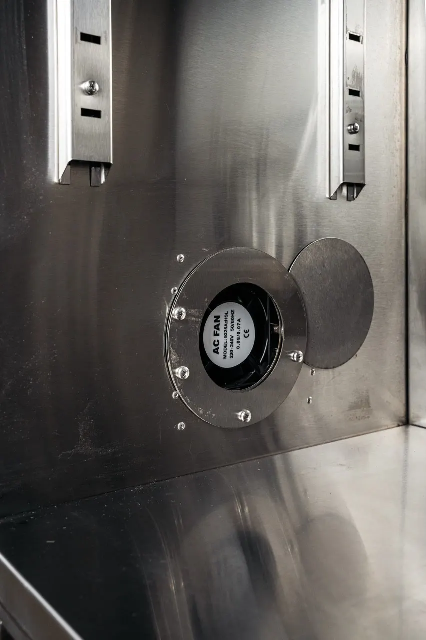 Wentylator konwekcyjny AC DREVOS Smoke Chamber 25 do równomiernego suszenia i wędzenia