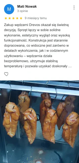 Opinia klienta DREVOS w Google: Mati Nowak, ocena 5 z 5 — zrzut ekranu
